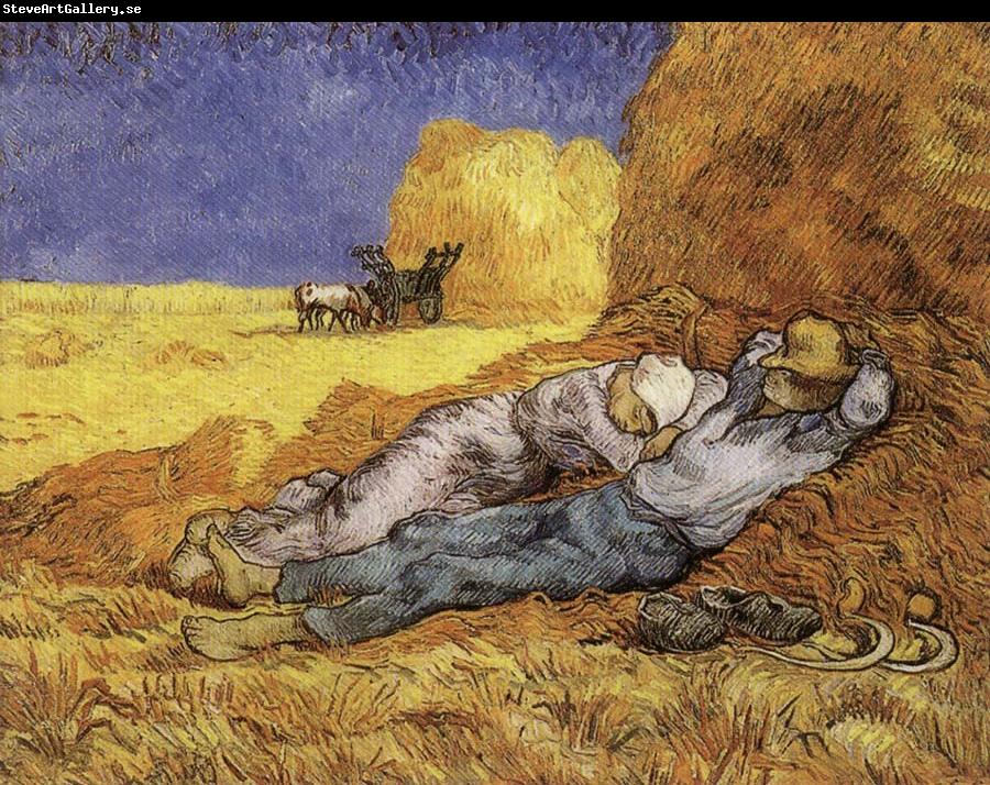 Vincent Van Gogh The Siesta